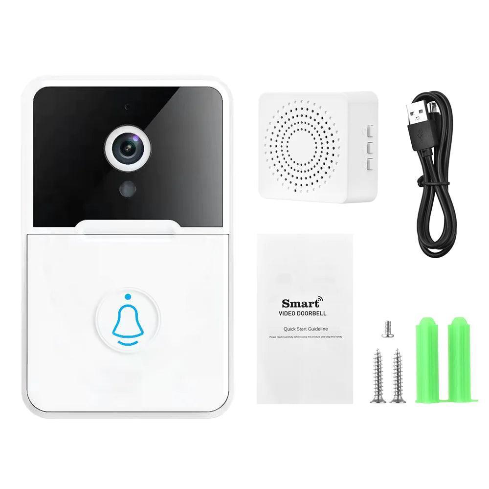 Wireless Security Smart WiFi Doorbell Intercom Video Camera Door Ring Bell Chime - ClubOn