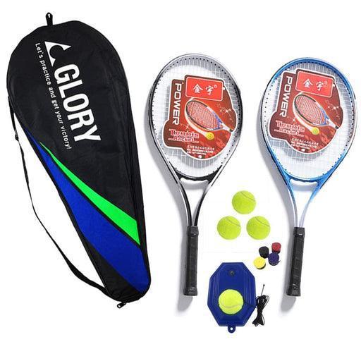 Tennis Racket Jin Yu Beginners Set – Single & Double Rebound - ClubOn