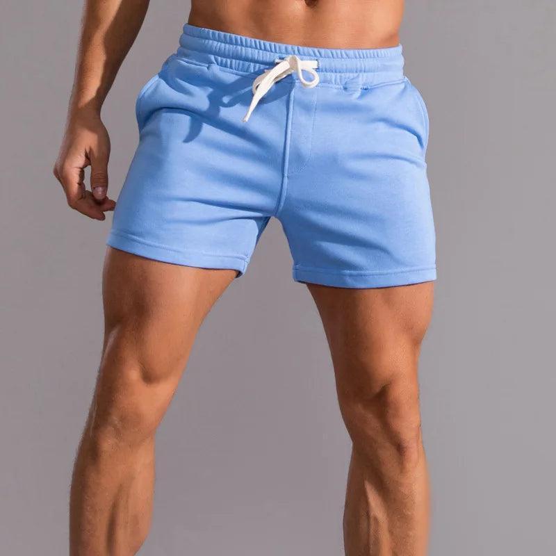 Men's 100% Cotton Casual Shorts - High-Quality Summer Fashion with Side Pockets & Zipper - ClubOn