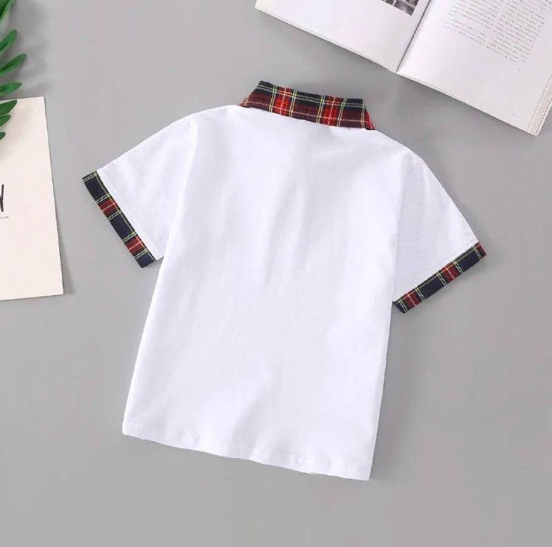 Summer Primary & Secondary School Uniform – White Short-Sleeved - ClubOn