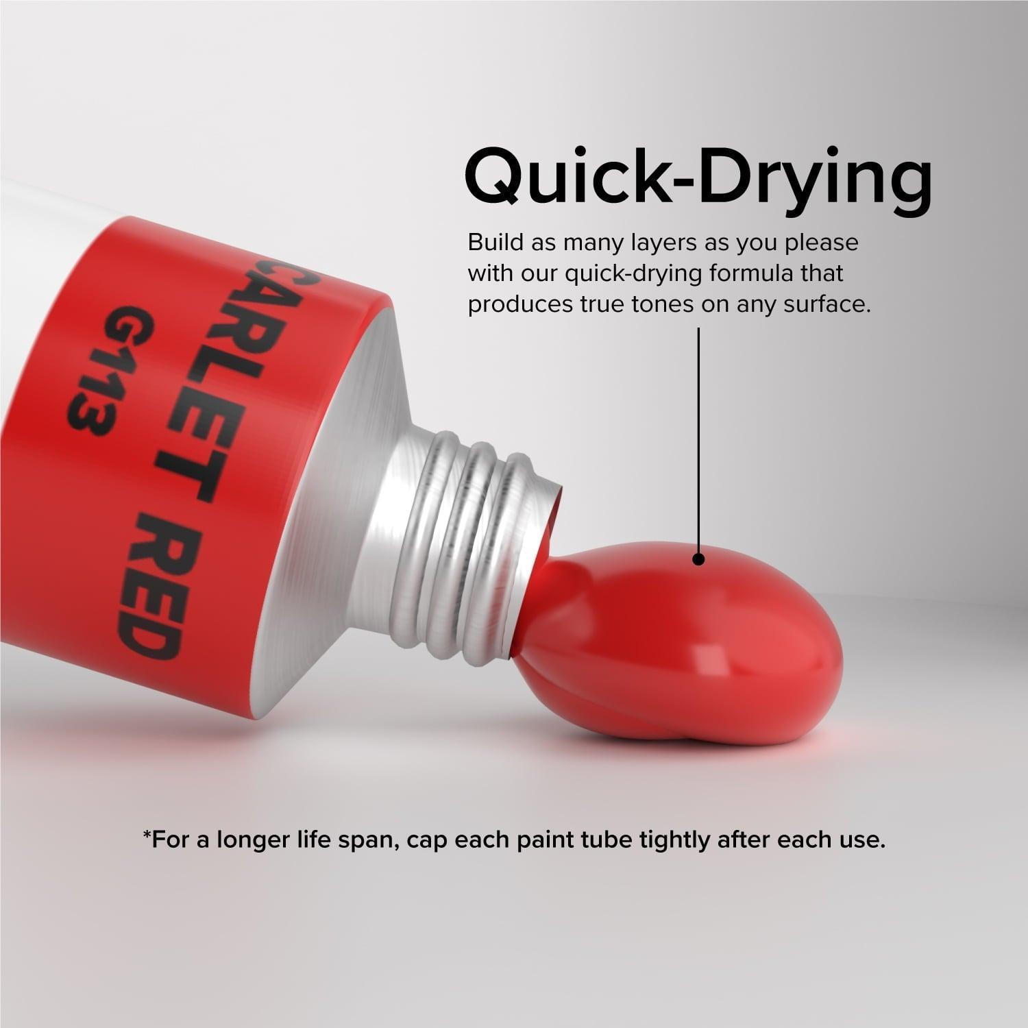 GenCrafts Gouache Paint Tubes Set of 24, 12ml for Painting & Illustrations - ClubOn