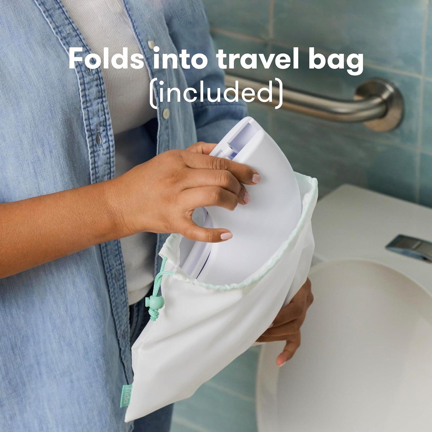 Frida Baby Fold and Go Potty Training Toilet Seat with Bag, Travel Solution - ClubOn