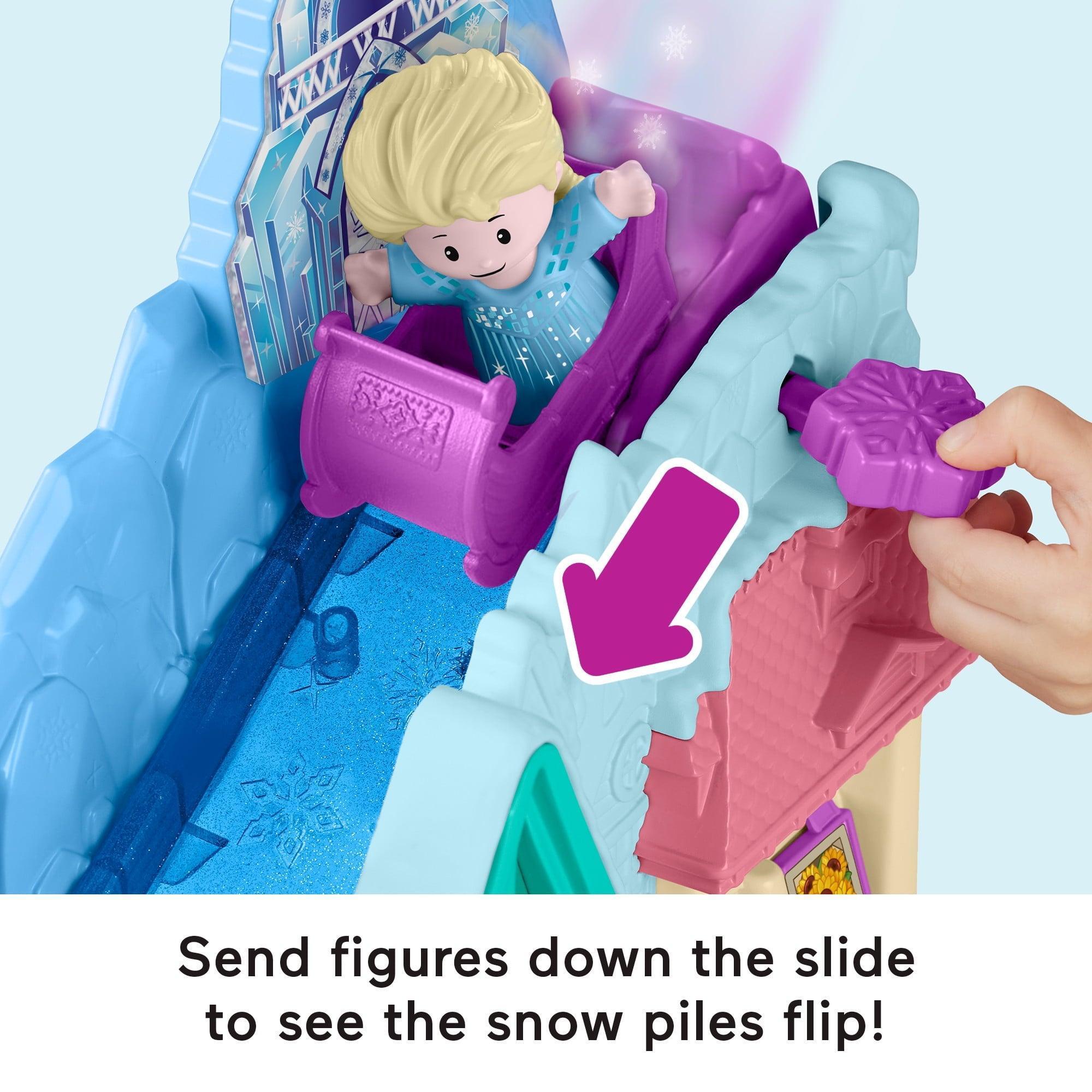 Disney Frozen Arendelle Sledding Adventures Little People Toddler Playset with 2 Figures - ClubOn