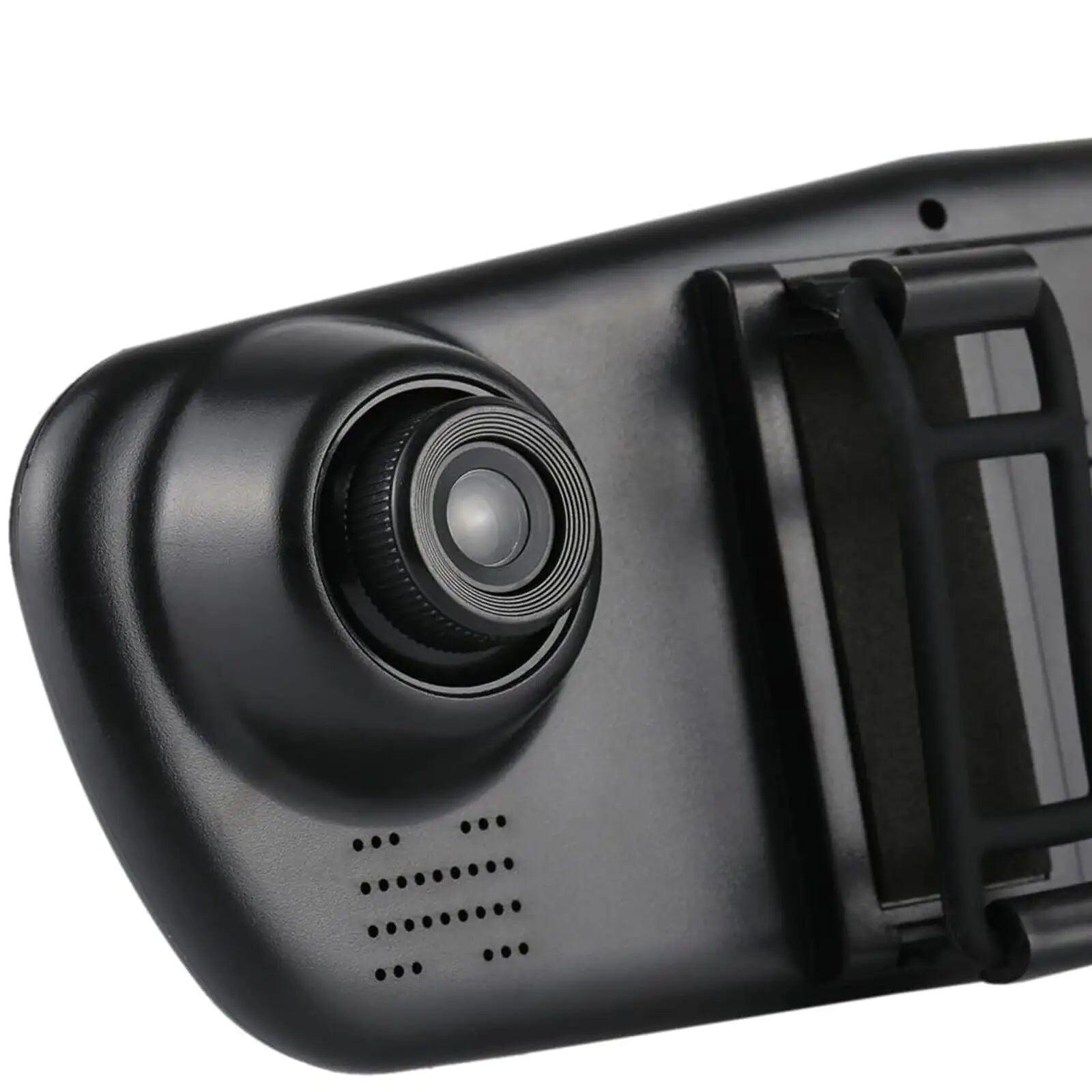 1080P HD Rearview Mirror Car DVR Dual Dash Cam Camera Front Rear Video Recorder - ClubOn