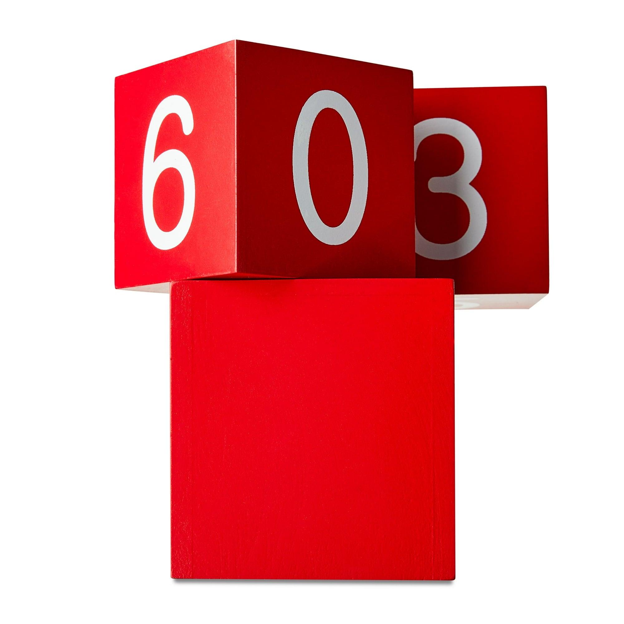 Wood Christmas Countdown Calendar by Holiday Time – Festive Holiday Decor - ClubOn