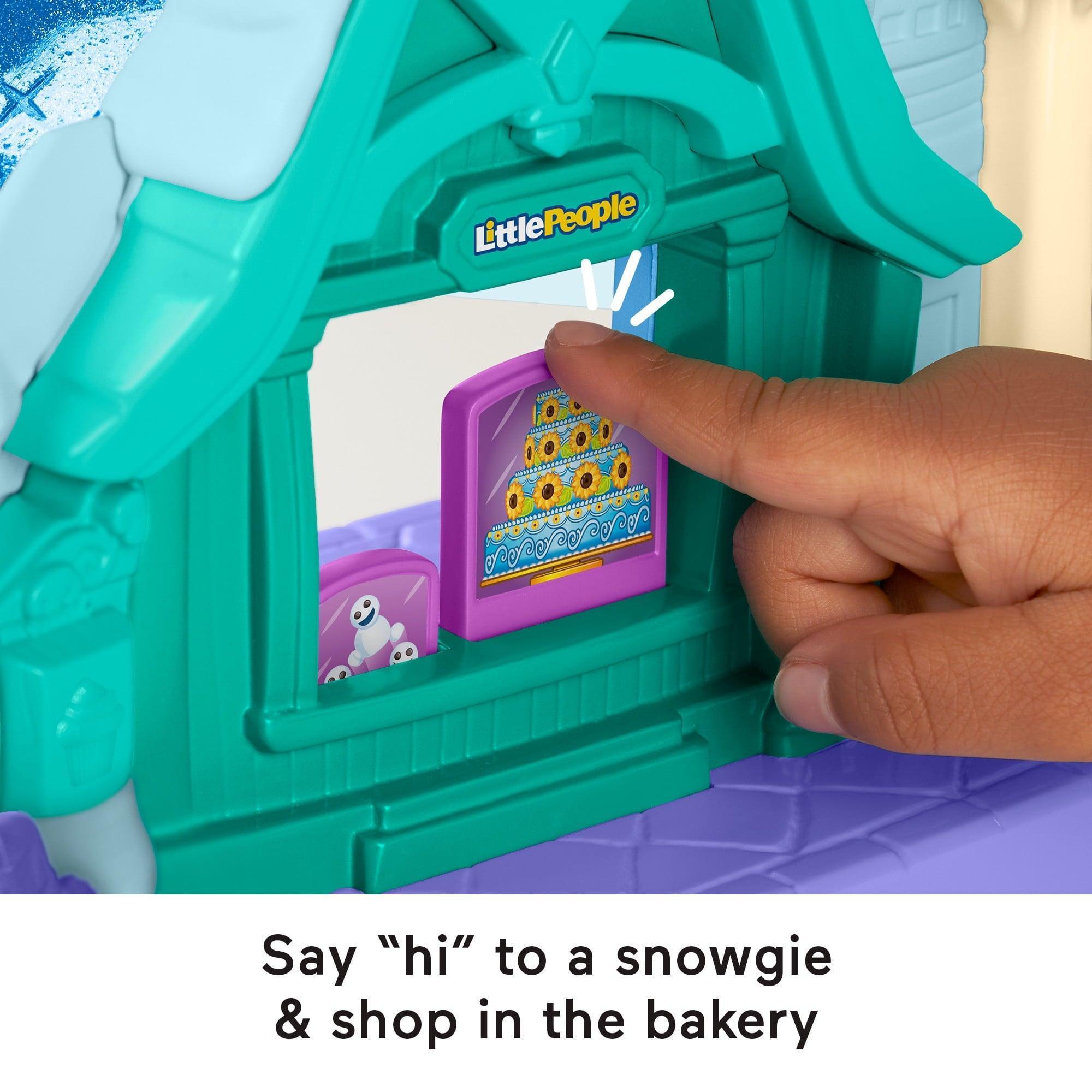 Disney Frozen Arendelle Sledding Adventures Little People Toddler Playset with 2 Figures - ClubOn