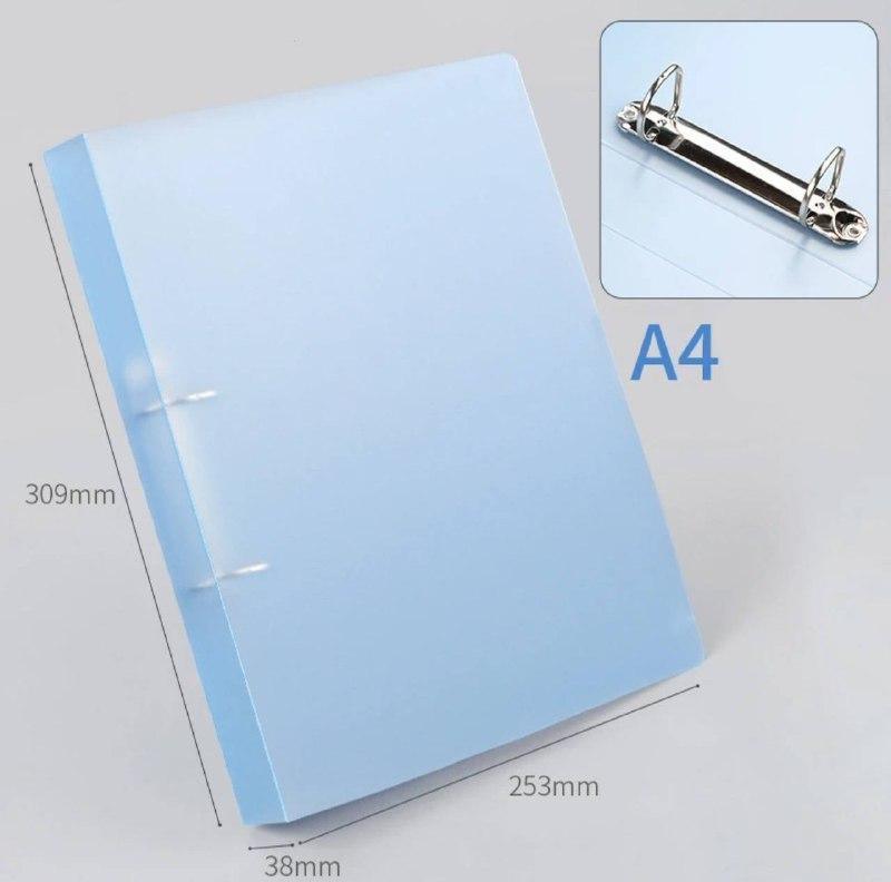 A4 2-D Ring File Folder with 2-Hole Loose Leaf Binder - ClubOn