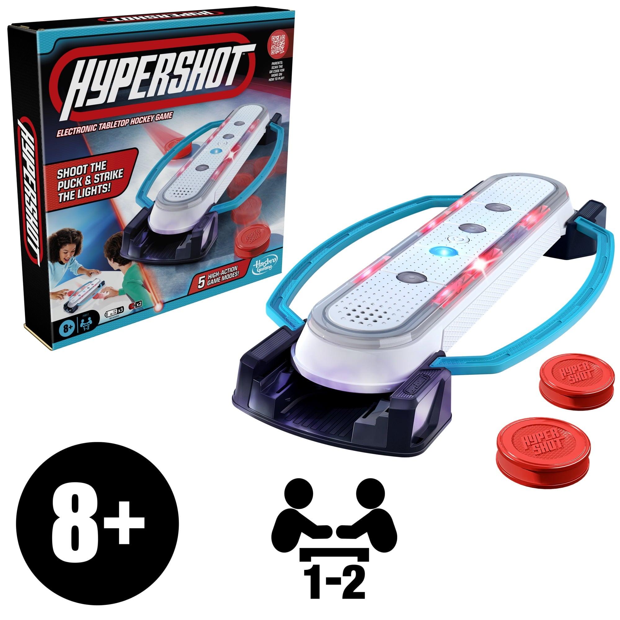 Hypershot Electronic Tabletop Hockey Game, Kids Board Game for 1-2 Players, Ages 8+ - ClubOn