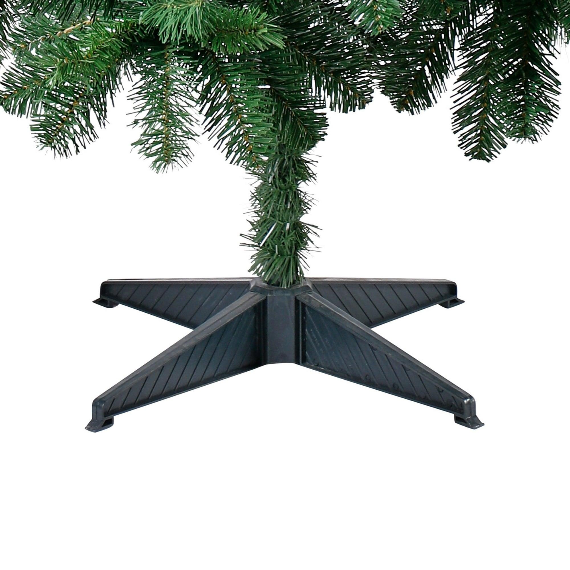 6.5 ft Un-Lit Jackson Spruce Artificial Christmas Tree with Stand, by Holiday Time - ClubOn