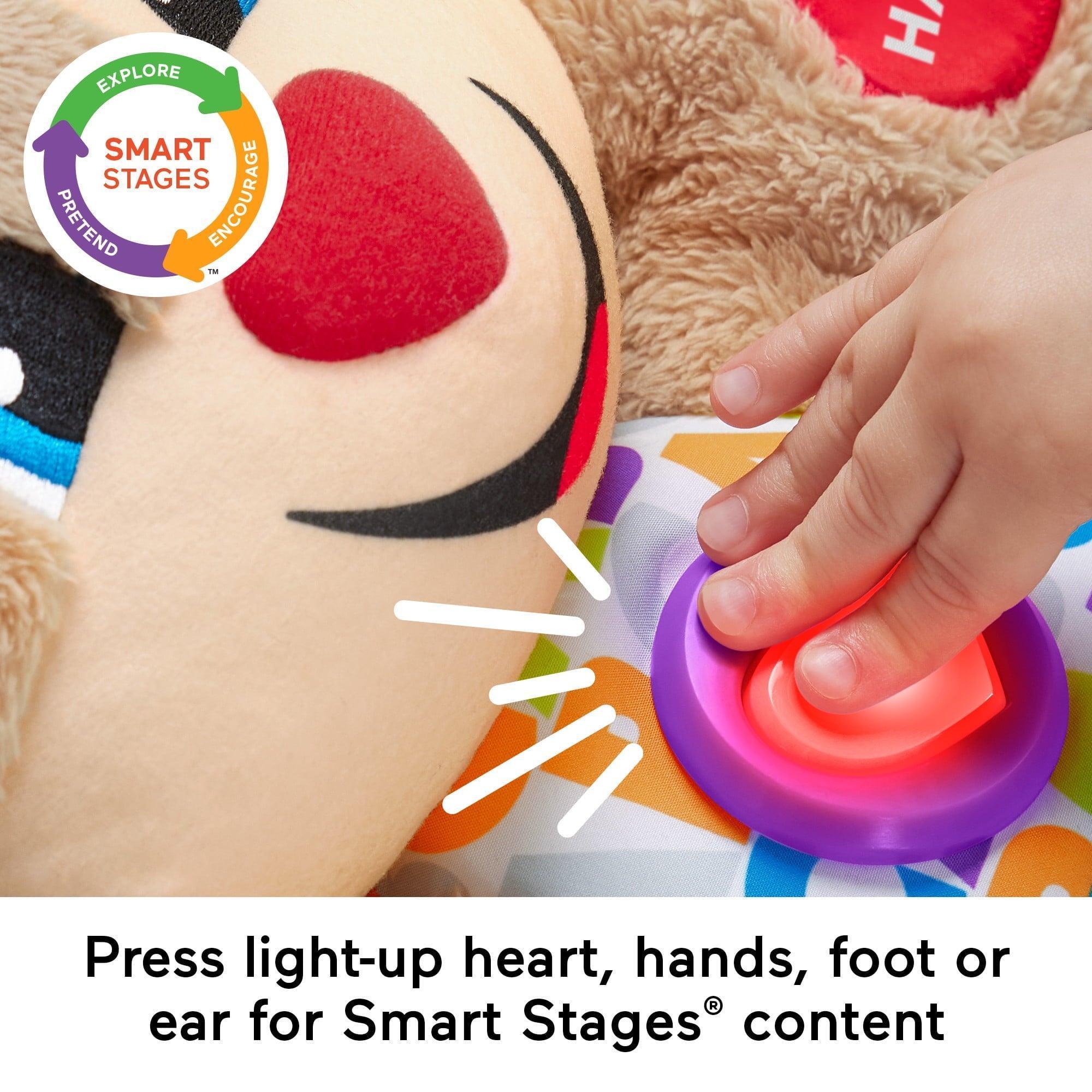 Fisher-Price Laugh & Learn Smart Stages Puppy Plush Learning Toy – For Babies, Infants, and Toddlers - ClubOn