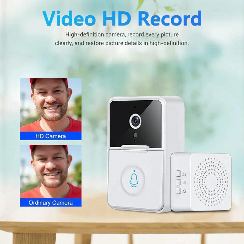 Wireless Security Smart WiFi Doorbell Intercom Video Camera Door Ring Bell Chime - ClubOn