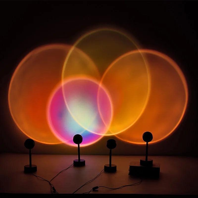 Red Sunset Projector Lamp - ClubOn