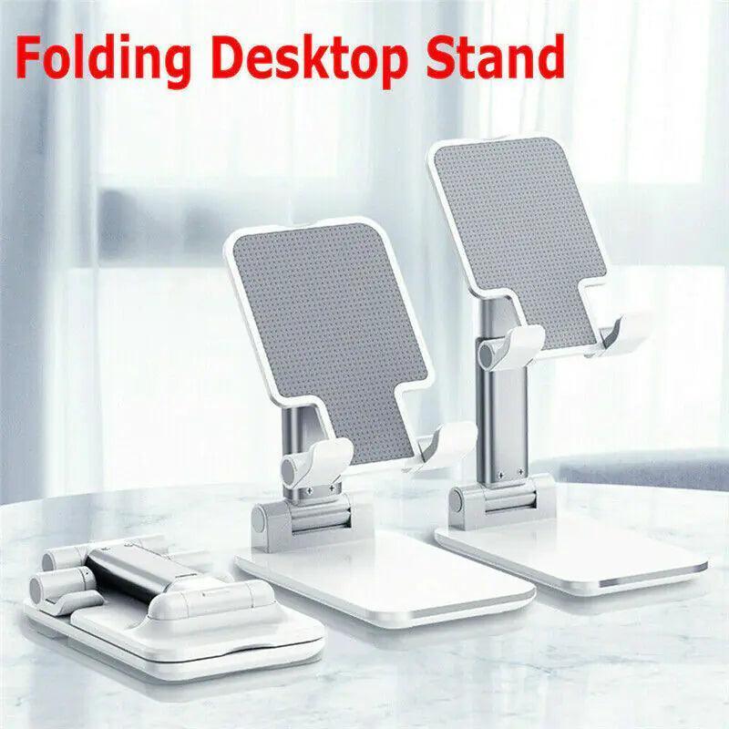 Adjustable Cell Phone Tablet Stand Desktop Holder Mount Mobile Phone iPad iPhone - ClubOn