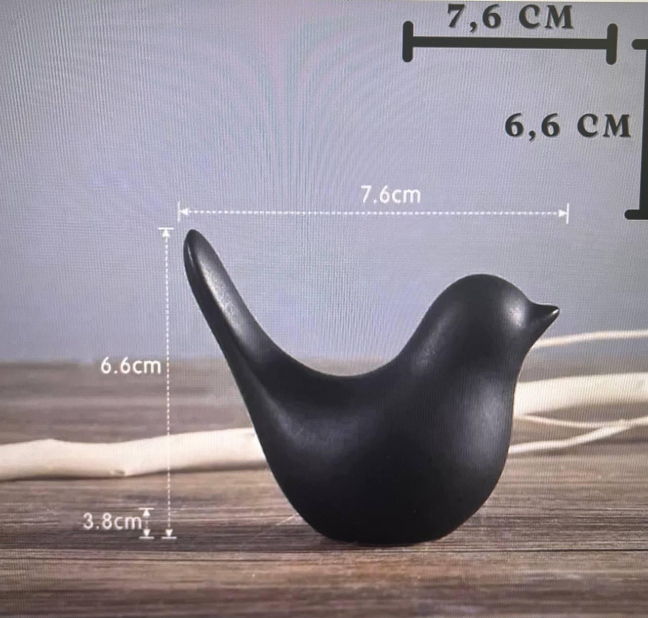 Sufa Nordic Creative White Ceramic Bird Figurines – Room Table Decor - ClubOn